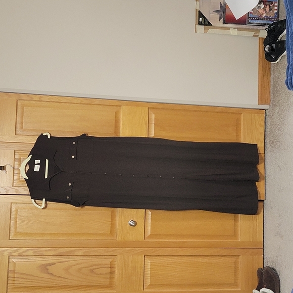 EUC Chico's Chocolate Dress Size 3 - Picture 2 of 5